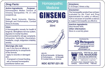 Ginseng Drops (Ginseng Drops Label)